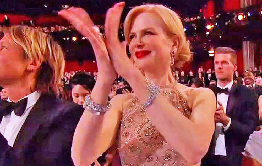 De ce aplauda Nicole Kidman &icirc;ntr-o manieră bizară, la gala premiilor Oscar: "Era foarte dificil! Ne concentrăm doar pe bătutul din palme ca o focă?'"