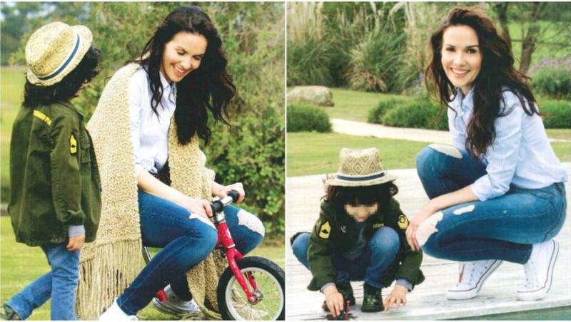 FOTO! Wow, cum seamănă! El este „Cholito Junior”: Natalia Oreiero, actrița pe care ai adorat-o în telenovela ”Înger Sălbatic”, alături de fiul ei de cinci ani