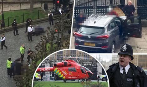 ATENTAT LA LONDRA. Incidentul de la Parlamentul britanic, atentat terorist? 12 persoane sunt rănite, după ce o maşină de teren ar fi intrat într-un grup de pietoni