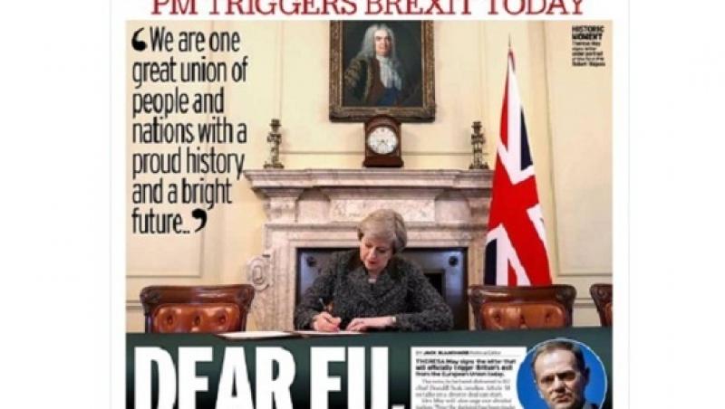 ”Marea Britanie păşeşte în necunoscut” și ”Dragă UE, te părăsim!” Cum și-a luat presa britanică la revedere de la Uniunea Europeană, după 44 de ani