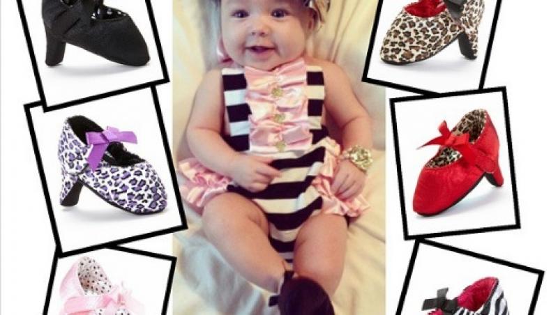 Cineva a inventat pantofii cu toc pentru bebeluși! Cum arată încălțările și ce secret ascund?