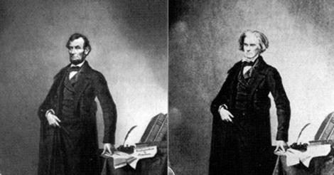 Cel mai cunoscut portret din lume, UN FALS! Fotografia cu Abraham Lincoln, prima imagine modificată din istorie