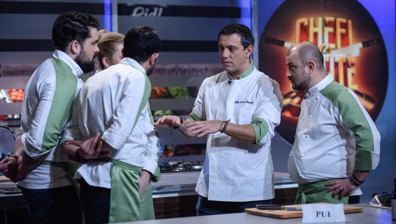 După doi eliminați, conflictul continuă în echipa lui Chef Bontea: ”Îl las pe el să decidă. S-ar putea să fie norocul prostului!”