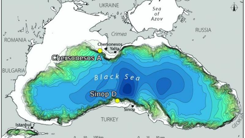 Marea Neagră, comori poartă...în adâncuri. Peste 40 de epave din Imperiile Bizantin și Otoman, identificate pe fundul apei