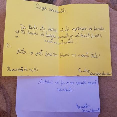Ți-ai verificat cutia poștală? Un pui de român trimite scrisori de mână cu mesaje de Paște. "Expeditor: Un copil fericit"