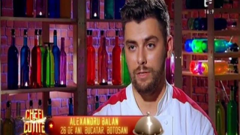 Alex Bălan, finalistul sezonului 2 de la „Chefi la cuțite”, chef bucătar la un restaurant din Constanța. Bontea îi oferă sprijinul său în prima zi de muncă