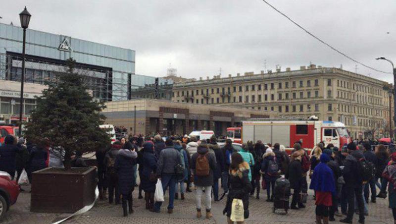 BREAKING NEWS. Explozii puternice la metroul din Sankt Petersburg! Cel puțin 10 MORȚI! UPDATE