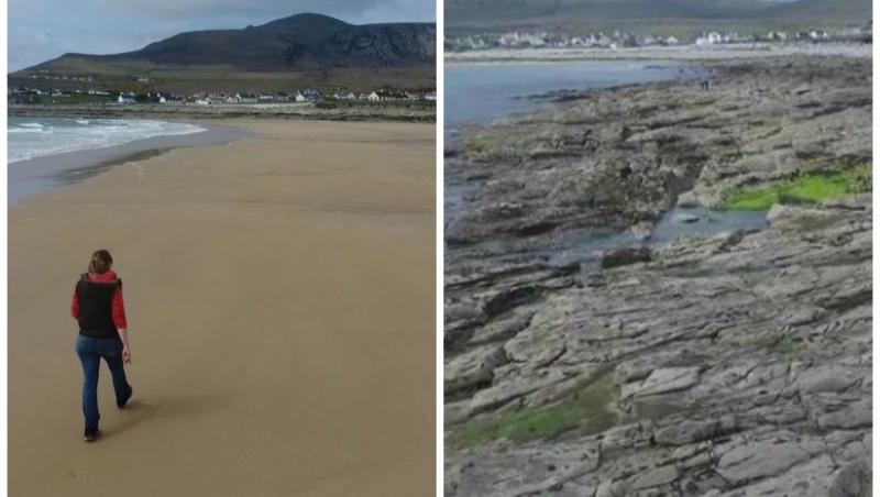VIDEO: Plaja - magician! A dispărut într-o noapte, acum 33 de ani, lăsând în urmă numai roci. A reapărut de Paște, anul acesta: largă, cu nisip fin!
