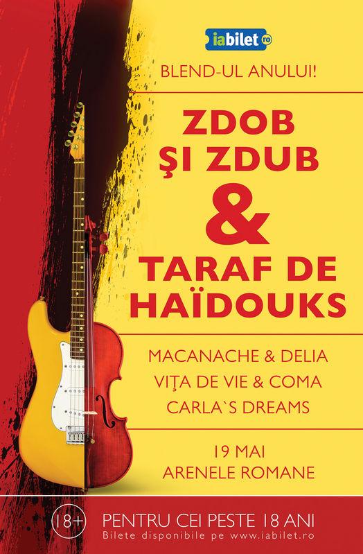 Antena 1 te trimite la concert! C&acirc;știgă un bilet la &bdquo;J&B Blending Spirits Arena&rdquo;, ca să-i vezi pe Delia, Macanache, Carla&rsquo;s Dreams, Vița de Vie, Zdob și Zdub, Taraf de Haidouks și Coma!