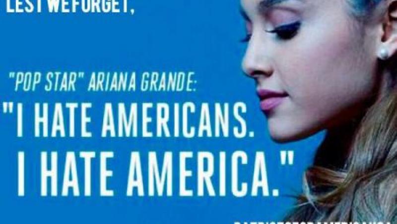 ATENTAT ÎN MANCHESTER: Ariana Grande, victima susținătorilor lui Trump, după întoarcerea în Statele Unite: 