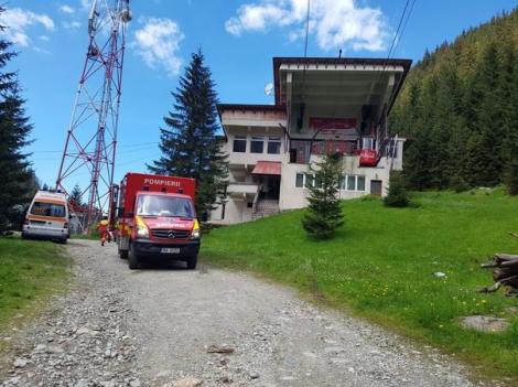 Telecabina de la B&acirc;lea Lac, oprită, după accidentul de duminică. Cinci persoane, printre care și un copil de patru ani, au ajuns la spital
