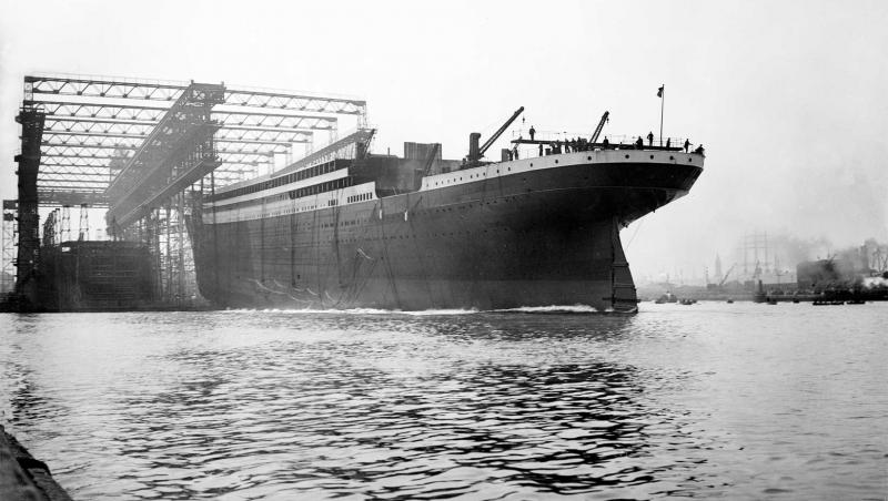 Cel mai mare și luxos vas era gata să pornească în prima călătorie! 31 mai 1911: Imagini inedite de la lansarea la apă a Titanicului