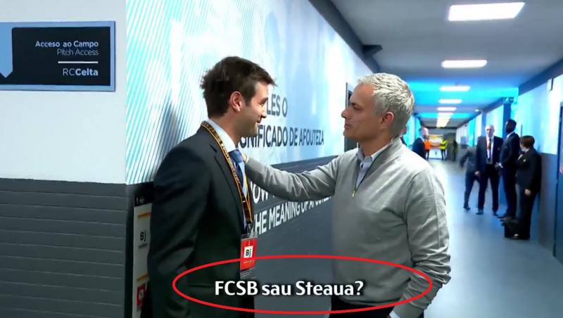 VIDEO DE MILIOANE!!! Faza anului în sport! Înaintea unui meci capital, Mourinho îl întreabă pe Chivu cum e: FCSB sau Steaua !?!