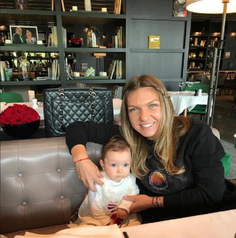 Simona Halep vrea să câştige finala de la Roland Garros pentru nepoţica sa. Micuța îi seamănă leit mătușii