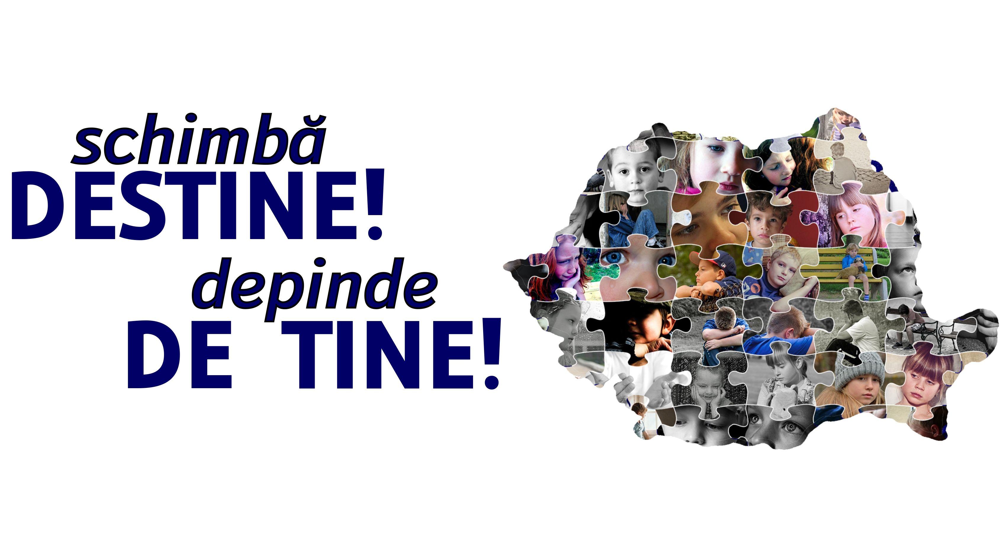 SCHIMBĂ DESTINE, DEPINDE DE TINE! Vedetă Antena 1, ambasador al campaniei