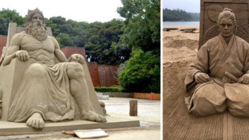 Galerie FOTO: De peste două decenii, creează cele mai impresionante sculpturi...din nisip! Rezultatul te lasă fără cuvinte!