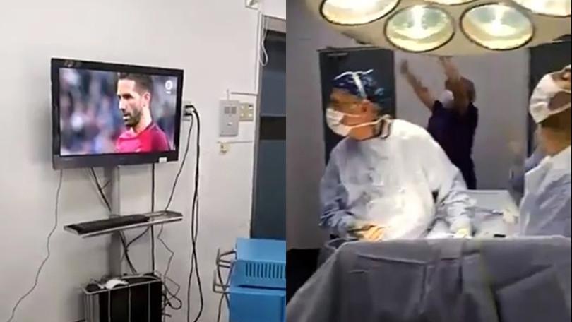 VIDEO: S-au uitat la meci &icirc;n timp ce se aflau &icirc;n operaţie! C&acirc;ţiva medici din Chile se opreau din treabă la fiecare penalty