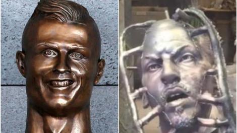VIDEO: Ai râs de statuia lui Ronaldo şi Bale, dar stai să vezi cum arată cea a lui Ibrahimovici! "Aşa se prezintă simbolul Suediei"