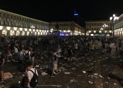Incidente grave la Torino. 200 de persoane au fost rănite în urma unui incident petrecut în centrul orașului!