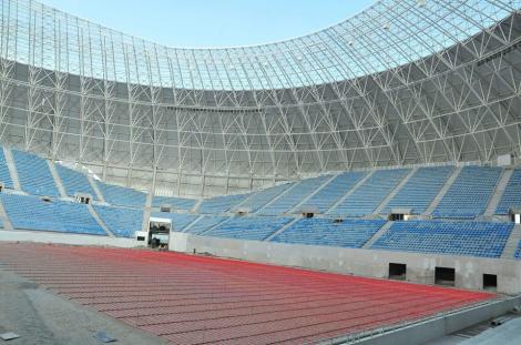 Galerie FOTO: Au întârziat lucrările, dar arena este spectaculoasă! Stadionul din Craiova prinde contur