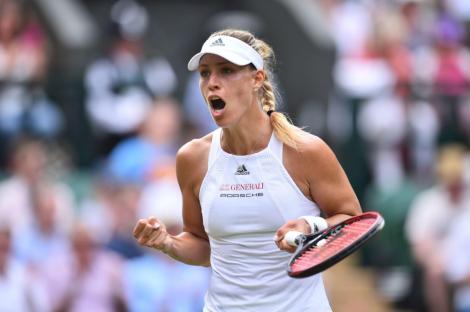 Surpriză URIAŞĂ la Wimbledon! Angelique Kerber, liderul mondial, a fost eliminată de Muguruza