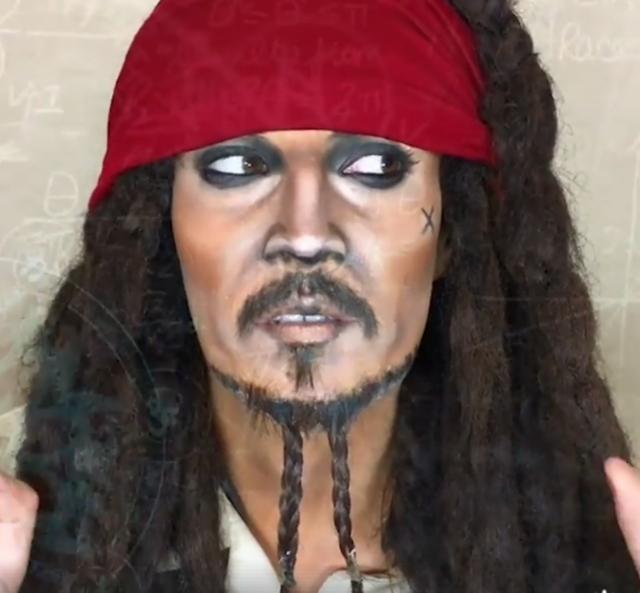 Video de peste 30 de milioane de vizualizări! Johnny Deep, Kim Kardashian sau Julia Roberts? Nu, nu! Doar un talent cum nu ai mai văzut. TRANSFORMĂRI de SENZAŢIE cu ajutorul make-up-ului