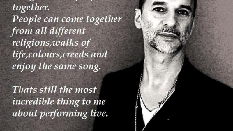 Dave Gahan, solistul de la Depeche Mode, a trecut de patru ori pe lângă moarte ca prin urechile acului. Medicii l-au poreclit „MOTANUL”, pentru că numai o pisică are nouă vieți