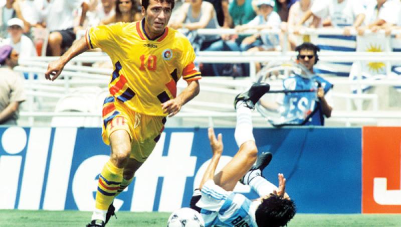 VIDEO: Un Maradona în tribună şi altul pe teren! Azi se fac 23 de ani de când România învingea Argentina la Mondialul din SUA