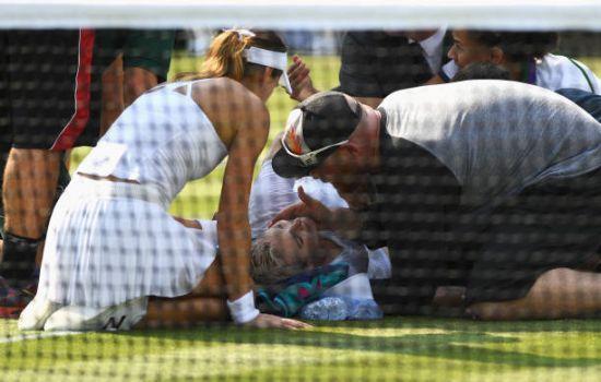 Jucătoarea de tenis, șocată după accidentarea adversarei sale de la Wimbledon: "Nu am văzut așa ceva dec&acirc;t &icirc;n filme! Spunea: Sorana, ajută-mă, te rog!"