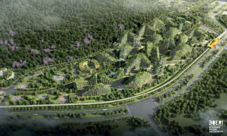 Şmecherie la alt nivel! China construieşte o localitate complet acoperită de verde. Zeci de mii de copaci vor fi plantaţi în “oraşul pădure”