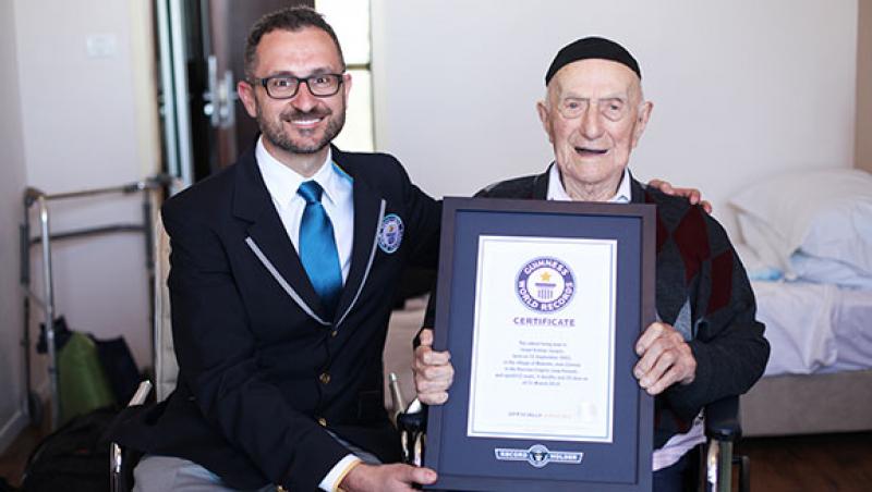 Cel mai bătrân bărbat de pe planetă a încetat din viață, la 113 ani! Israel Kristal, supraviețuitor al Holocaustului, a lăsat în urmă mai mulți copii, nepoți și strănepoți.