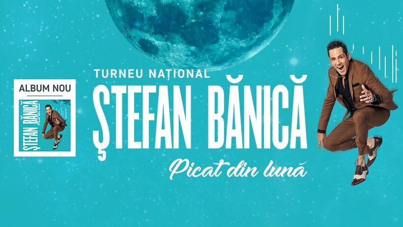 Veste nemaipomenită pentru fanii lui Ștefan Bănică! Artistul pleacă în turneul de promovare a albumului "Picat din lună". Vezi când va ajunge în orașul tău