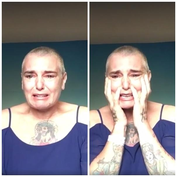 Sinead O'Connor, la un pas de sinucidere? Artista s-a filmat, pl&acirc;ng&acirc;nd cu disperare: "Trei boli au făcut din mine o suicidară. De doi ani mă zbat să nu mor" (VIDEO)