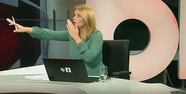 Au apărut! Primele imagini cu BĂTAIA din studioul B1 Tv. Realizatoarea emisiunii desfigurată: &bdquo;Doamneeee!!! Chemați poliția!!! Vreau să-i dați afară!!!&rdquo;