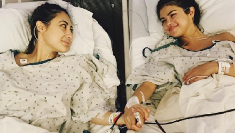 Imaginea cu Selena Gomez pe patul de spital care face înconjurul lumii! Artista a suferit un transplant de rinichi: 