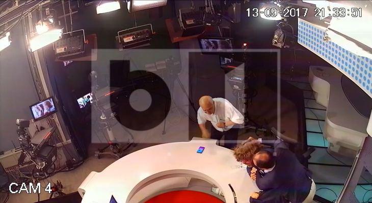 Au apărut imaginile cu bătaia! Momentul &icirc;n care Mirel Palada &icirc;l lovește pe Mihai Goțiu, &icirc;n pauza publicitară