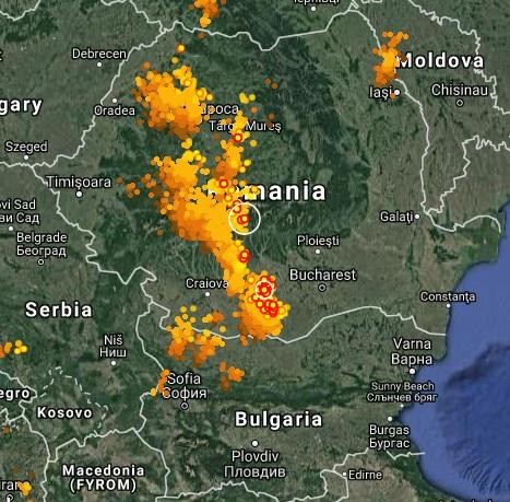 LIVE. Evoluția VREMII, &icirc;n TIMP REAL. Vezi c&acirc;nd va &icirc;ncepe FURTUNA și ia-ți toate măsurile de precauție