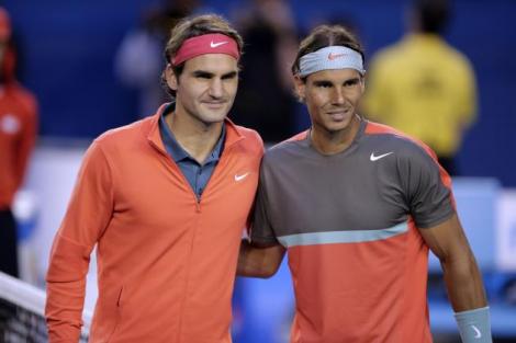 PREMIERĂ ÎN TENIS! Federer şi Nadal, cei mai buni tenismeni de simplu din lume, au făcut echipă la dublu