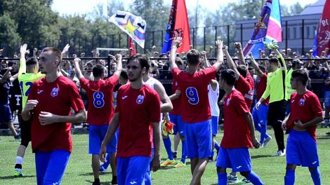 CSA Steaua a spulberat-o pe CS FC Dinamo, în derby-ul zilei din Liga a 4-a! Scor fluviu în favoarea echipei lui Lăcătuș