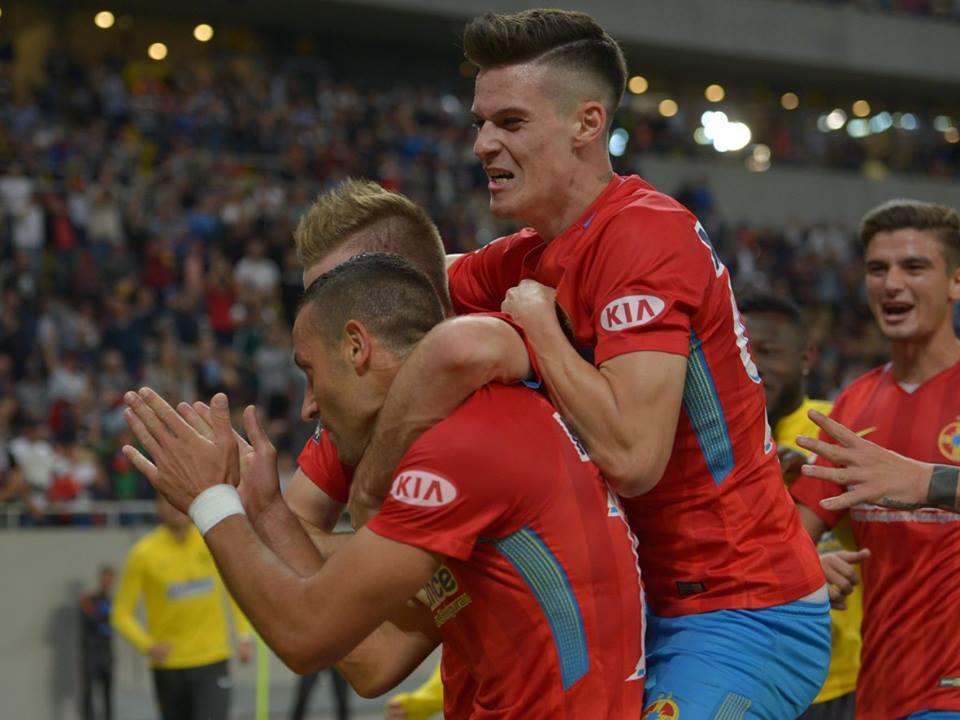 Lugano - FCSB 1-2! Roș-albaștrii &icirc;ntorc meciul după pauză și c&acirc;știgă &icirc;n deplasare după 5 ani de secetă. Dennis Man, din nou decisiv