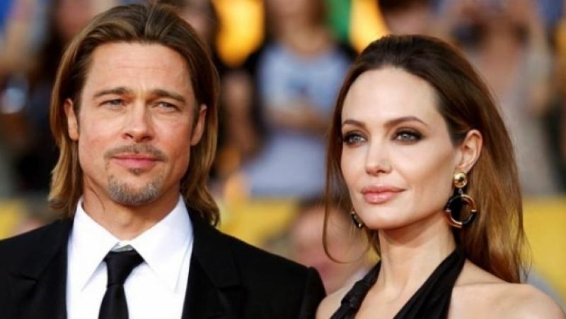 Angelina Jolie şi Brad Pitt s-ar fi împăcat, fără să renunţe la divorţ. Motivul? 