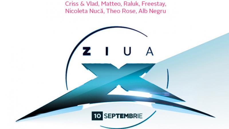 Nu rata ZiuaX, momentul care marchează premiera noului sezon X FACTOR! Trei super concerte în București, Iași și Timișoara!