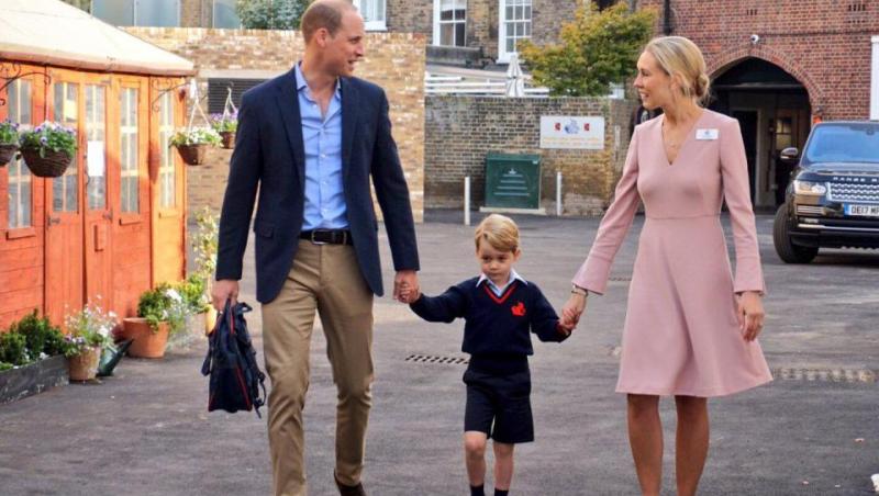 Imagini adorabile din prima zi de școală a Prințului: George nu a avut parte de niciun tratament special