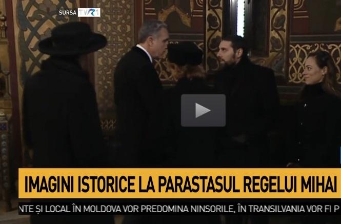 Imagini istorice la parastasul Regelui Mihai! Ce au făcut principele Nicolae și Majestatea Sa Margareta?