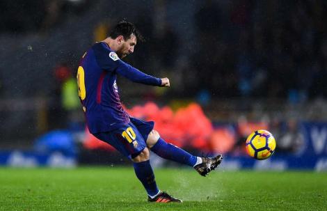 Messi a zis ”Să fie victorie!” Și a fost victorie. Prima a Barcelonei după 10 ani pe Anoeta! Povestea unei secete catalane oprite de Messi, într-o seară ploioasă în San Sebastian