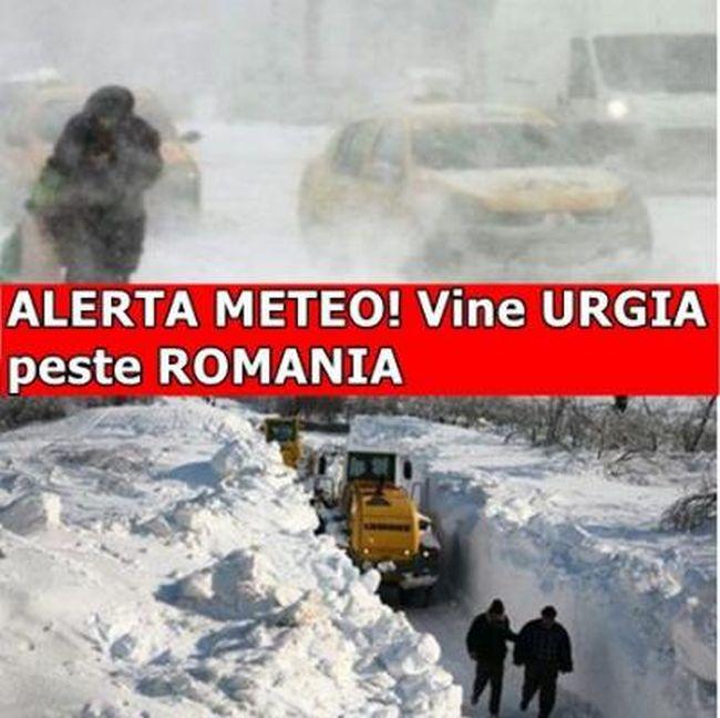 BREAKING NEWS. Vine URGIA albă. Anunțul făcut de meteorologi &icirc;n urmă cu puține minute. Autoritățile se pregătesc de ce e mai rău!