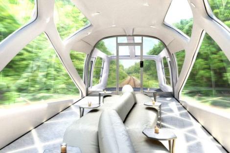 Mersul trenurilor. Cum arată Shiki-Shima, trenul de lux al japonezilor, și care este prețul unei călătorii de vis