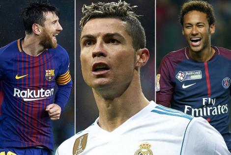 A fost publicat topul celor mai bine plătiți 10 fotbaliști din lume! Diferență colosală între Cristiano Ronaldo și Lionel Messi