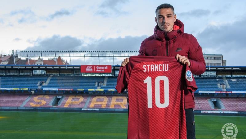 BREAKING NEWS! Sparta Praga a oficializat transferul lui Nicolae Stanciu. Imagini spectaculoase cu ”decarul” român