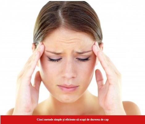 Ce trebuie să faci pentru a reduce din durerea de cap apărută brusc!